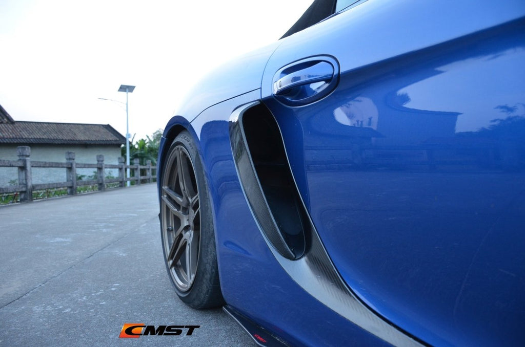 CMST Tuning Carbon Fiber Side Vent Covers for Porsche Cayman/Boxster 981 2012-2015 - Performance SpeedShop