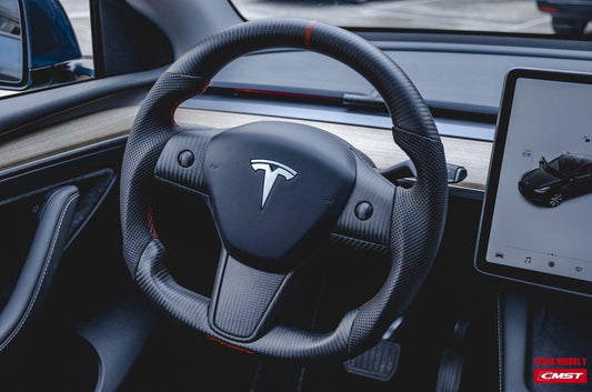 CMST Tuning Carbon Fiber Steering Wheels for Tesla Model 3 & Model Y - Performance SpeedShop