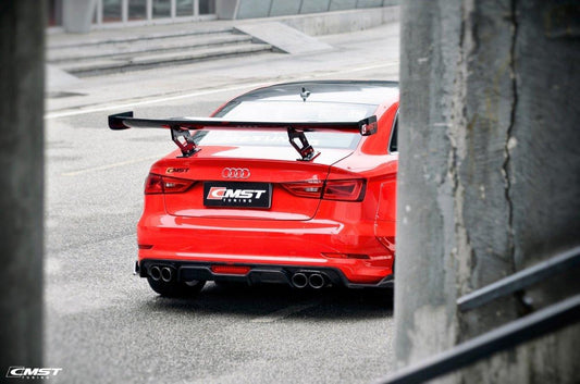 CMST Tuning Carbon Rear Spoiler GT Wing Ver.1 for Audi A3 S3 RS3 2014 - 2020 - Performance SpeedShop