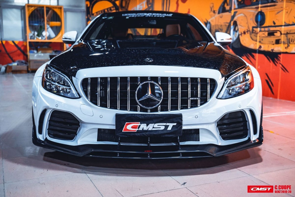 CMST Tuning Carbon Tempered Glass Transparent Hood For Mercedes