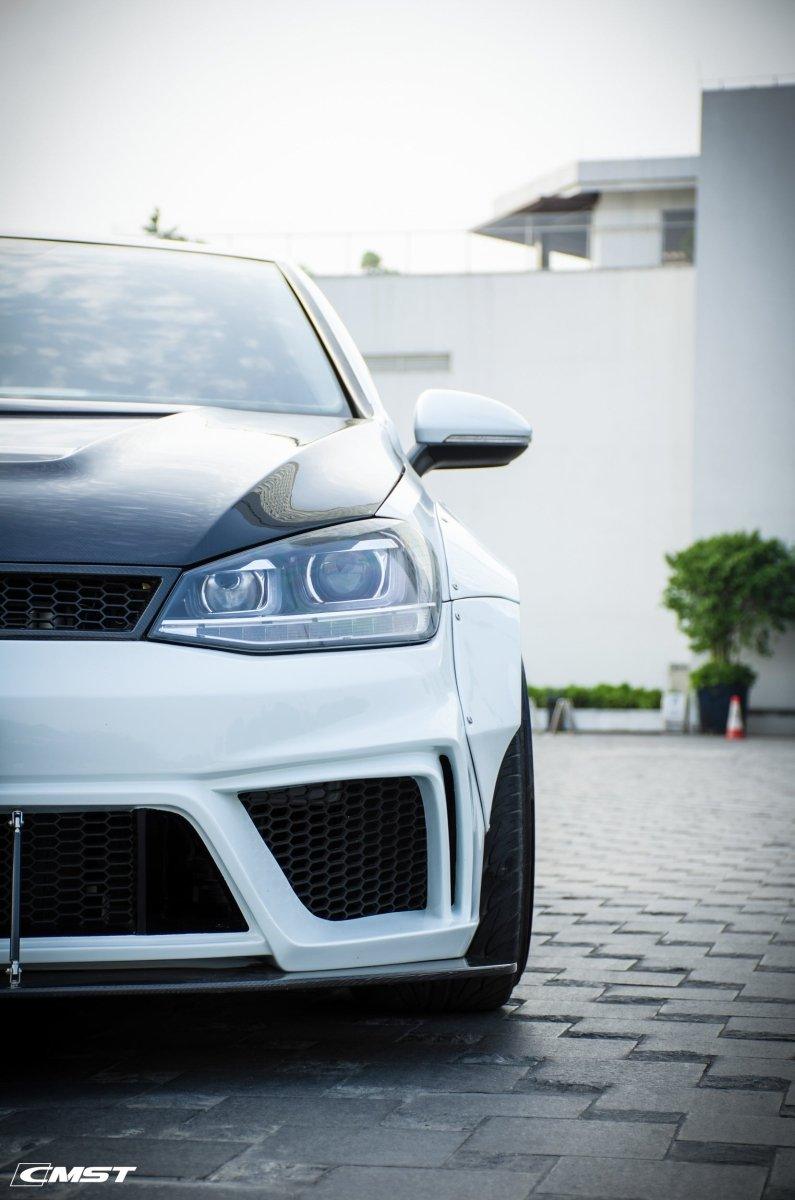 Volkswagen Golf R GTI Base MK7 Aftermarket Parts CMST Tuning Front ...