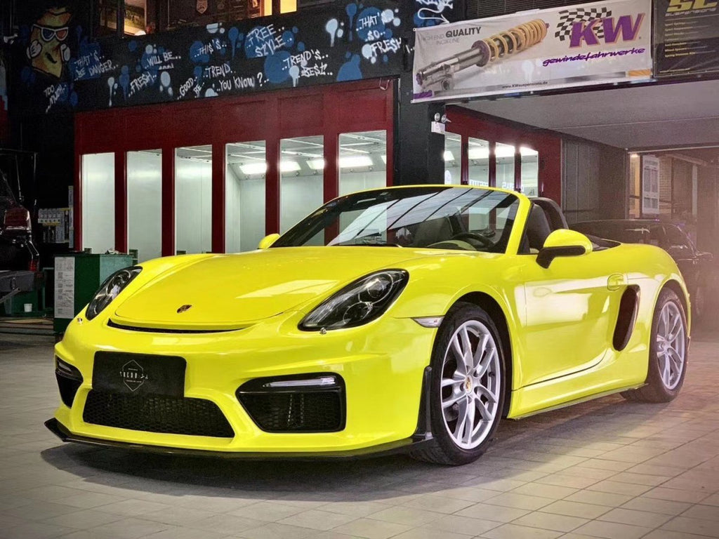 CMST Tuning GT4 Style Front Bumper & Lip for Porsche 2012-2015 Cayman/Boxster 981 - Performance SpeedShop