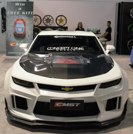 CMST Tuning Partial Carbon Fiber Front Bumper & Front Lip for Chevrolet Camaro 2016-2020 - Performance SpeedShop