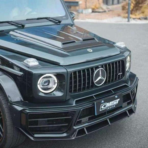 Mercedes Benz G63 AMG W463 W464 2019-ON with Aftermarket Parts - Front Bumper & Lip Carbon Fiber/FRP from CMST Tuning