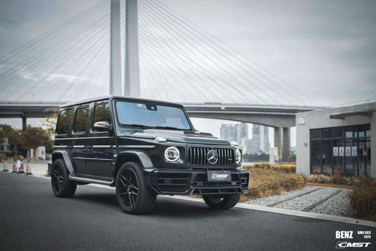 Mercedes Benz G63 AMG W463 W464 2019-ON with Aftermarket Parts - Front Bumper & Lip Carbon Fiber/FRP from CMST Tuning