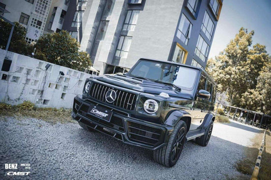 Mercedes Benz G63 AMG W463 W464 2019-ON with Aftermarket Parts - Front Bumper & Lip Carbon Fiber/FRP from CMST Tuning