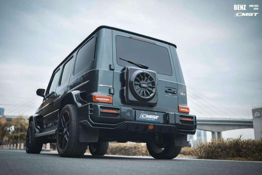 Mercedes Benz G63 AMG G550 W463 W464 2019-ON with Aftermarket Parts - Rear Bumper & Diffuser Carbon Fiber/FRP from CMST Tuning