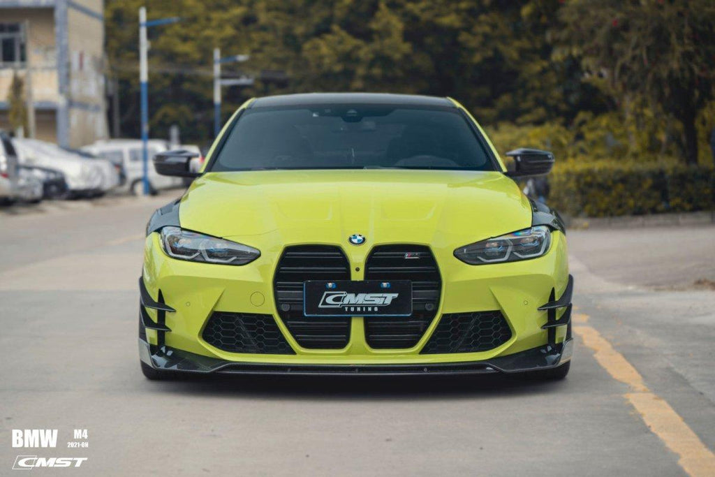 CMST Tuning Pre-preg Carbon Fiber Front Bumper Canards For BMW M3 G80 M4 G82 G83 - Performance SpeedShop