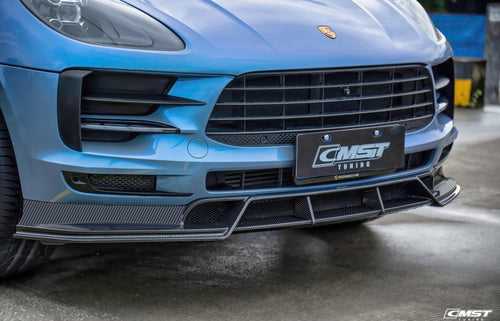 CMST Tuning Pre-preg Carbon Fiber Front Lip for Porsche Macan & Macan S 2019-2021 - Performance SpeedShop