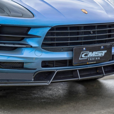 CMST Tuning Pre-preg Carbon Fiber Front Lip for Porsche Macan & Macan S 2019-2021 - Performance SpeedShop