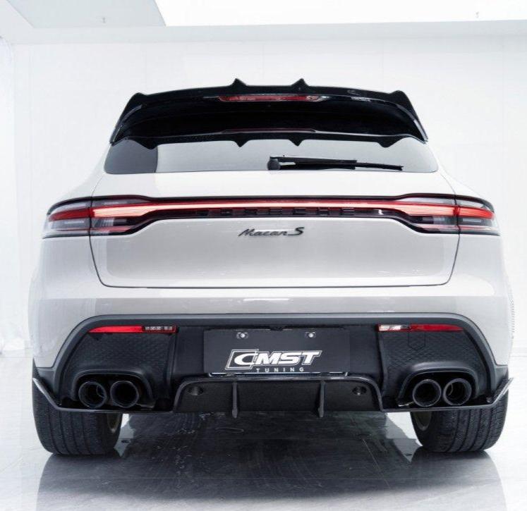 Macan Rear Diff Carbon Fiber Rear Diffuser for Porsche Macan 2022-ON – Performance ...