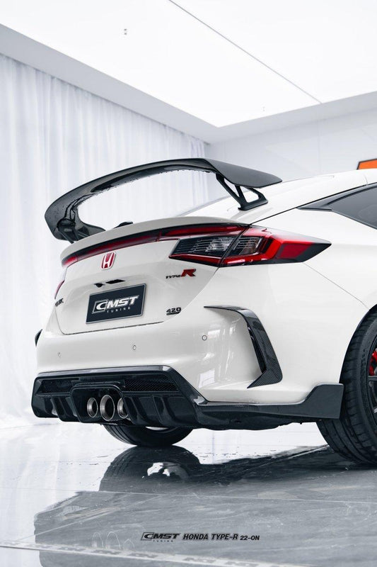 Honda Civic Type-R FL5 2023-ON with Aftermarket Parts - Pre-preg Carbon Fiber/FRP Rear Wing from CMST Tuning