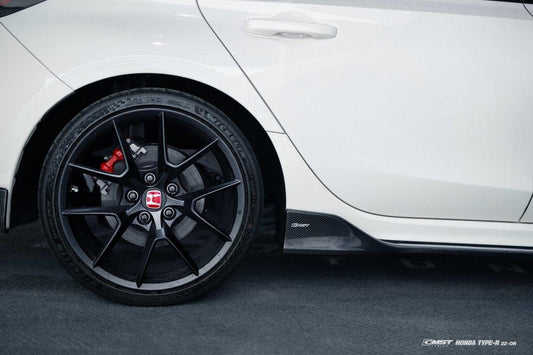 Honda Civic Type-R FL5 2023-ON with Aftermarket Parts - Pre-preg Carbon Fiber/FRP Side Skirts from CMST Tuning