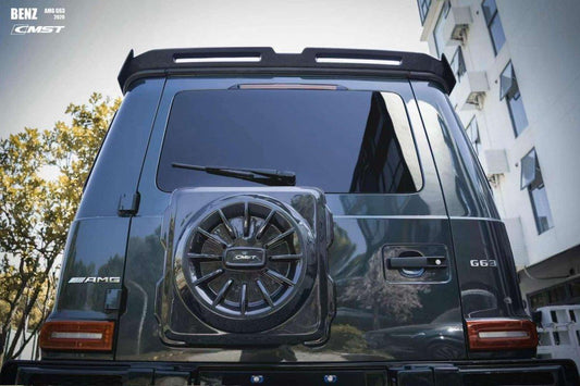 CMST Tuning Pre-preg Carbon Fiber Spare Tire Delete for Mercedes Benz G63 / G550 / G500 W464 - Performance SpeedShop