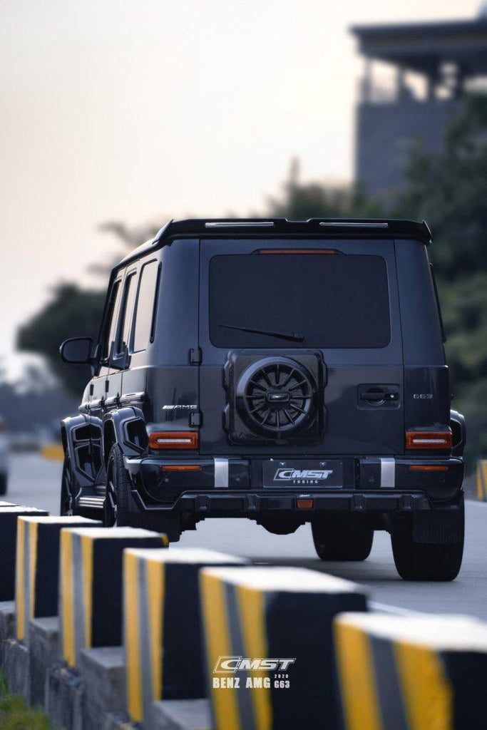 CMST Tuning Pre-preg Carbon Fiber Spare Tire Delete for Mercedes Benz G63 / G550 / G500 W464 - Performance SpeedShop