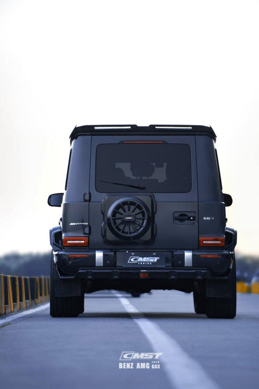 CMST Tuning Pre-preg Carbon Fiber Spare Tire Delete for Mercedes Benz G63 / G550 / G500 W464 - Performance SpeedShop