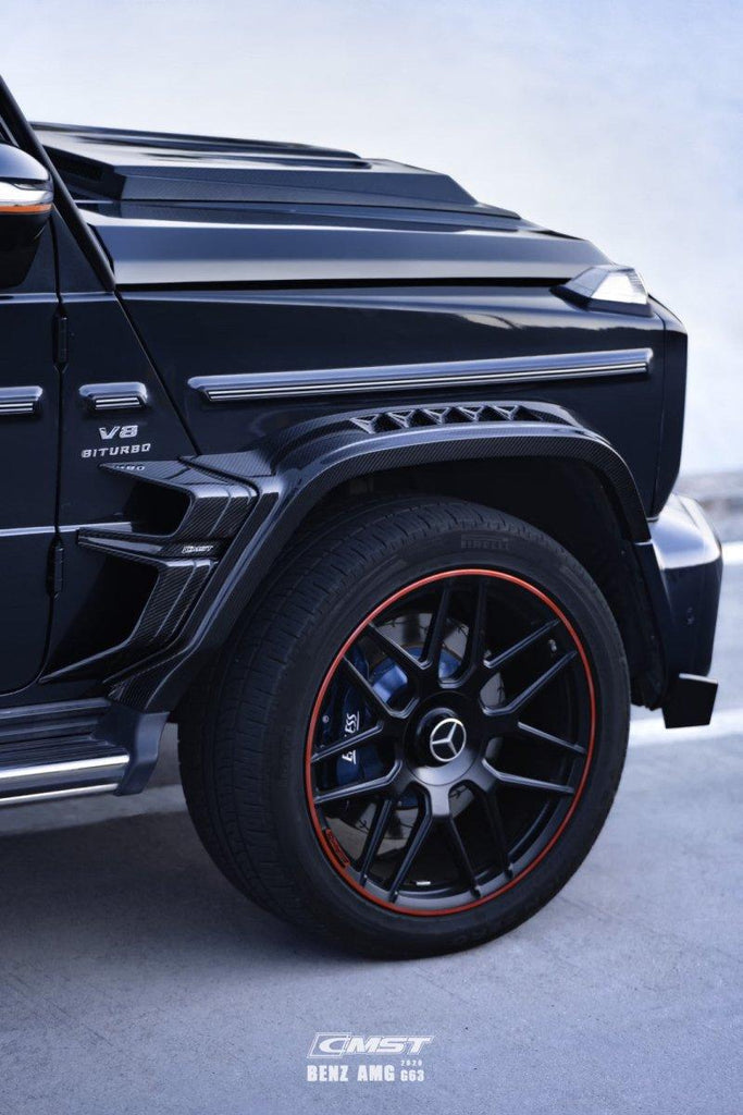 CMST Tuning Pre-preg Carbon Fiber Wheel Arches for Mercedes Benz G63 / G550 / G500 W464 - Performance SpeedShop