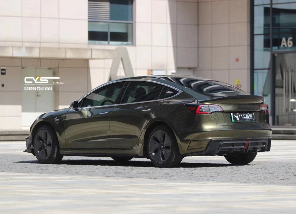 CMST Tuning Rear Bumper & Rear Diffuser for Tesla Model 3 - Performance SpeedShop