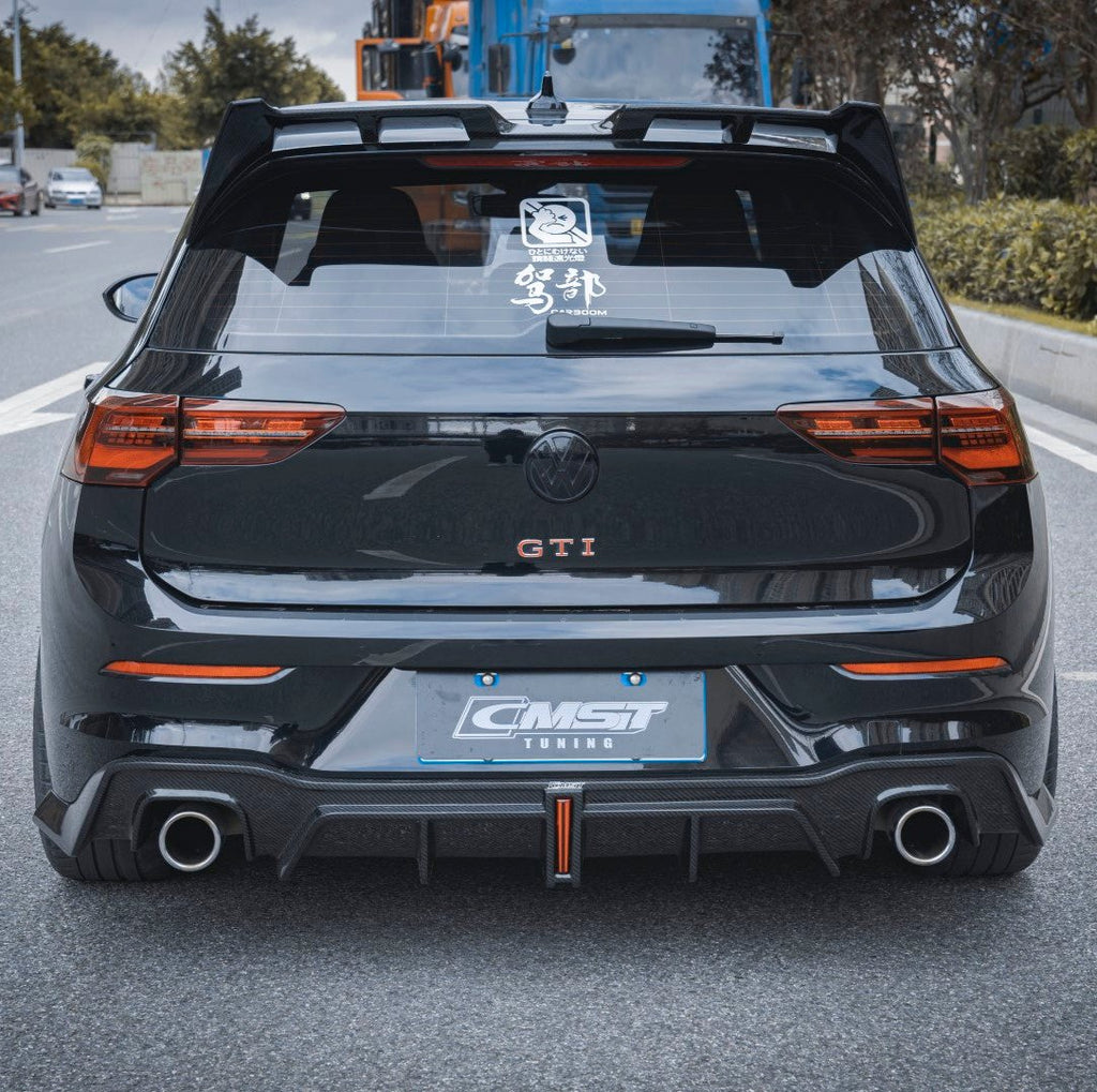 CMST Tuning Carbon Fiber Rear Diffuser for Volkswagen GTI MK8 ...