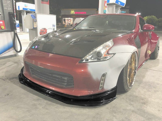 EPR Carbon Fiber 4 Kouki Late Model Varis Style Front Lip For 2012-ON 370Z Z34 Facelifted - Performance SpeedShop