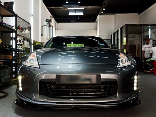 EPR Carbon Fiber 4 Kouki Late Model Varis Style Front Lip For 2012-ON 370Z Z34 Facelifted - Performance SpeedShop