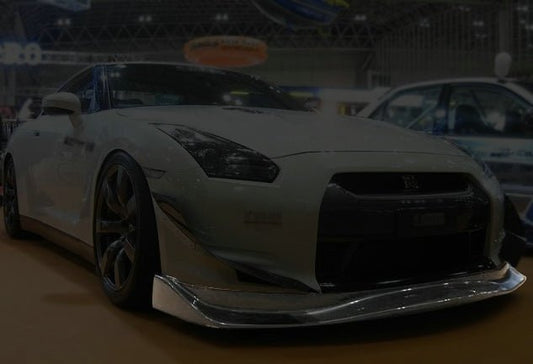 EPR Carbon Fiber AM Style Front Lip with undertray for GTR R35 08-12 - Performance SpeedShop