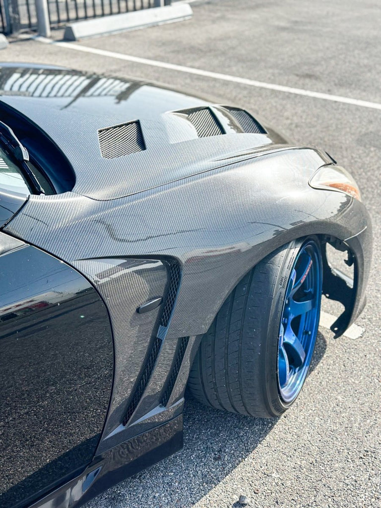 EPR Carbon Fiber EPA Design front vented fenders for Infiniti G37 Coupe - Performance SpeedShop