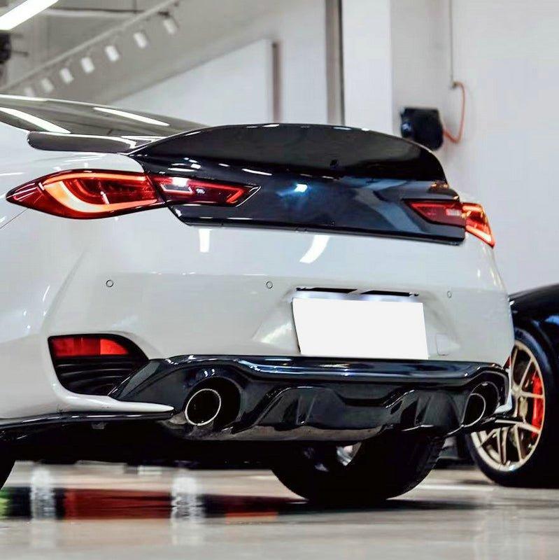 EPR USA Carbon Fiber EPA V1 Type rear diffuser Infiniti Q60 CV37 2017 ...