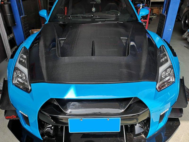 Nissan GTR R35 aftermarket parts, carbon fiber body kit - PSS ...