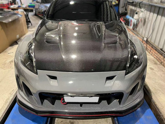 EPR Carbon Fiber Hood VRS Style for Nissan 370Z Z34 Fairlady Z Vented - Performance SpeedShop