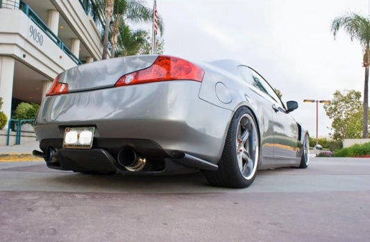 EPR Carbon Fiber TS Style Rear Diffuser 6 Pcs with Fitting for 03-08 Z33 350Z G35 Coupe 2D JDM - Performance SpeedShop