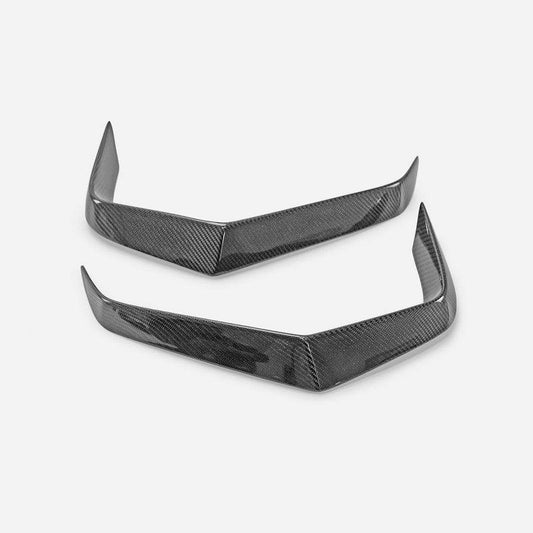 EPR Carbon Fiber V Type rear bumper canard for Infiniti Q60 CV37 17 onwards - Performance SpeedShop