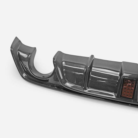 EPR Carbon Fiber V Type rear diffuser for Infiniti Q60 CV37 17 onwards - Performance SpeedShop