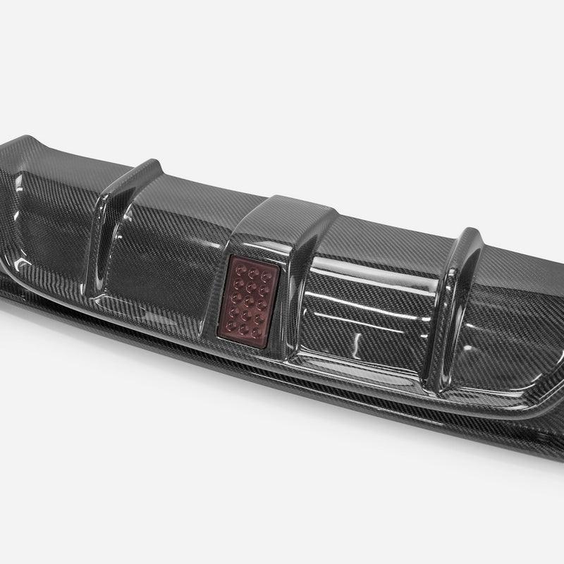 Cv Diffuser EPR USA Carbon Fiber V Type rear diffuser for Infiniti Q60 CV37 2017 ...