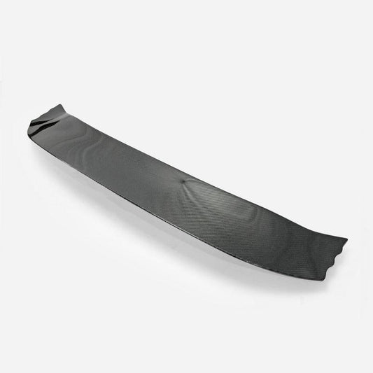 Honda Civic Type-R FK8 2017 2018 2019 2020 2021 with Aftermarket Parts - VRS Style Rear Wing Flap Carbon Fiber / FRP from EPR USA