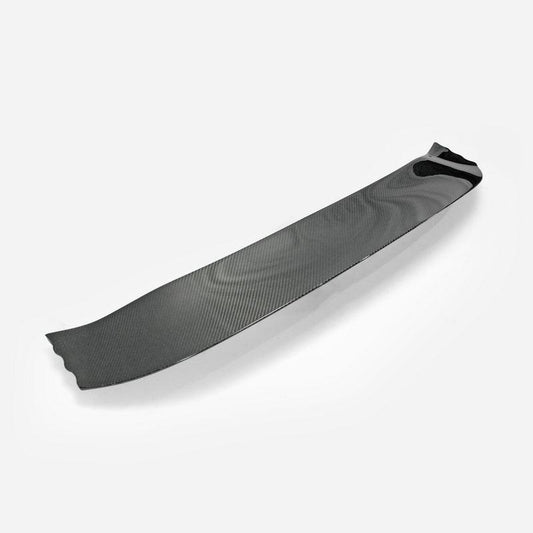 Honda Civic Type-R FK8 2017 2018 2019 2020 2021 with Aftermarket Parts - VRS Style Rear Wing Flap Carbon Fiber / FRP from EPR USA
