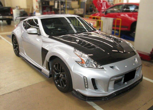 EPR Carbon Fiber VRS Style Front Fender With Front Bumper Extension For 2009-ON 370Z Z34 - Performance SpeedShop