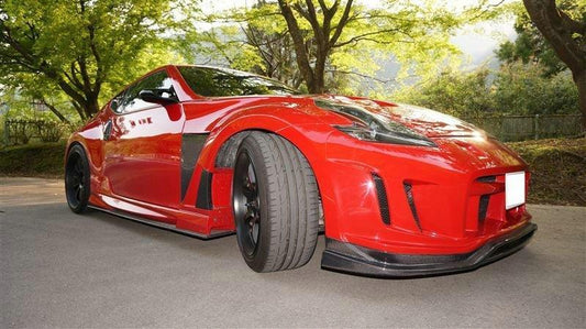 EPR Carbon Fiber VRS Style Front Fender With Front Bumper Extension For 2009-ON 370Z Z34 - Performance SpeedShop