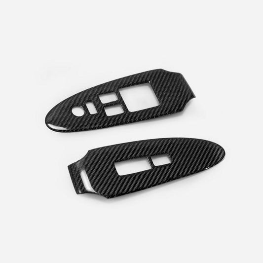 EPR Carbon Fiber Window Switch Cover (Stick on) LHD Only For 2009-ON 370Z Z34 - Performance SpeedShop