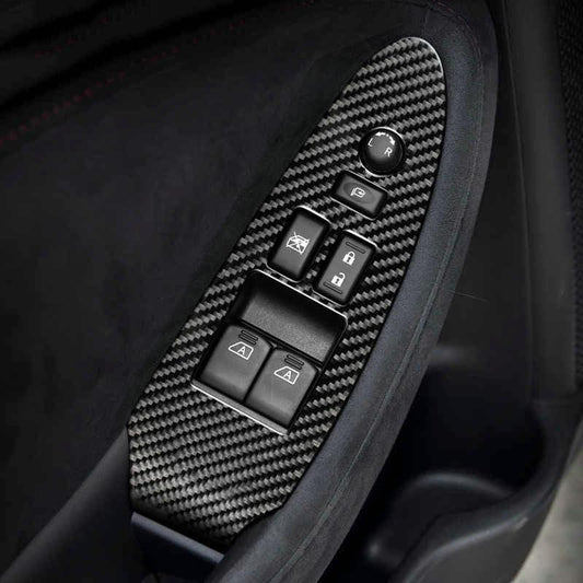 EPR Carbon Fiber Window Switch Cover (Stick on) LHD Only For 2009-ON 370Z Z34 - Performance SpeedShop