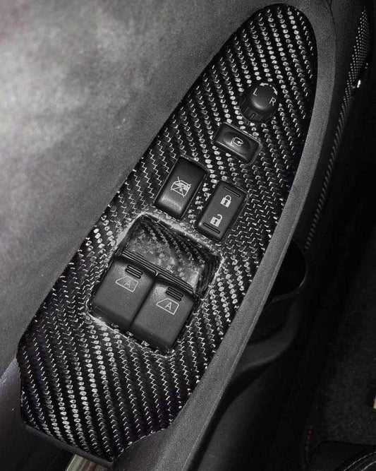 EPR Carbon Fiber Window Switch Cover (Stick on) LHD Only For 2009-ON 370Z Z34 - Performance SpeedShop