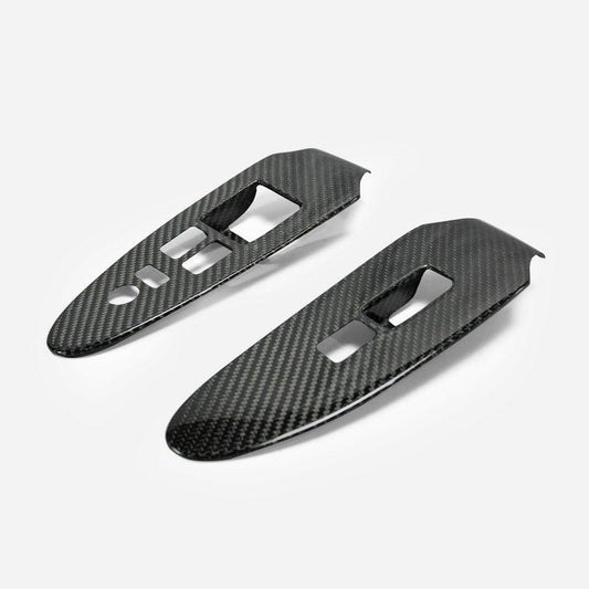 EPR Carbon Fiber Window Switch Cover (Stick on) LHD Only For 2009-ON 370Z Z34 - Performance SpeedShop