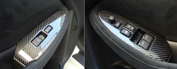 EPR Carbon Fiber Window Switch Cover (Stick on) LHD Only For 2009-ON 370Z Z34 - Performance SpeedShop
