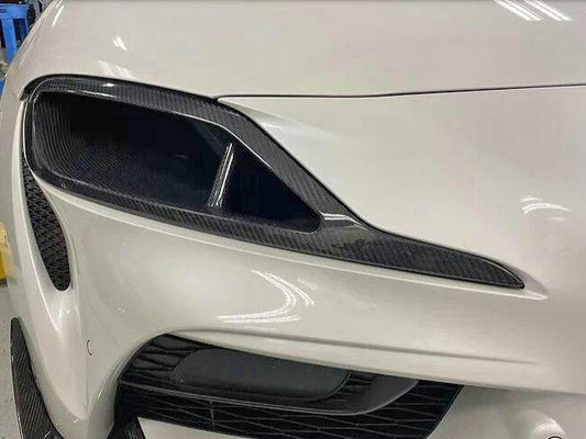 EPR EVT Style Carbon Fiber Vented Head Light Air Duct For Toyota Supra A90 A91 GR - Performance SpeedShop