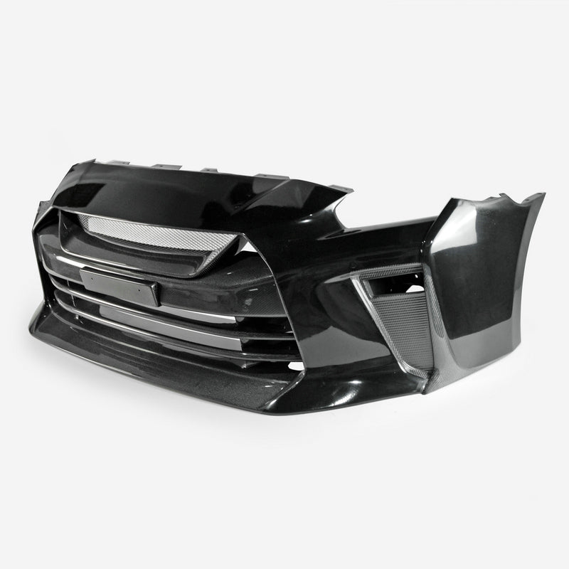 EPR TS Style Carbon Fiber Front Bumper & Front Lip for Nissan GTR R35 2008-ON - Performance SpeedShop