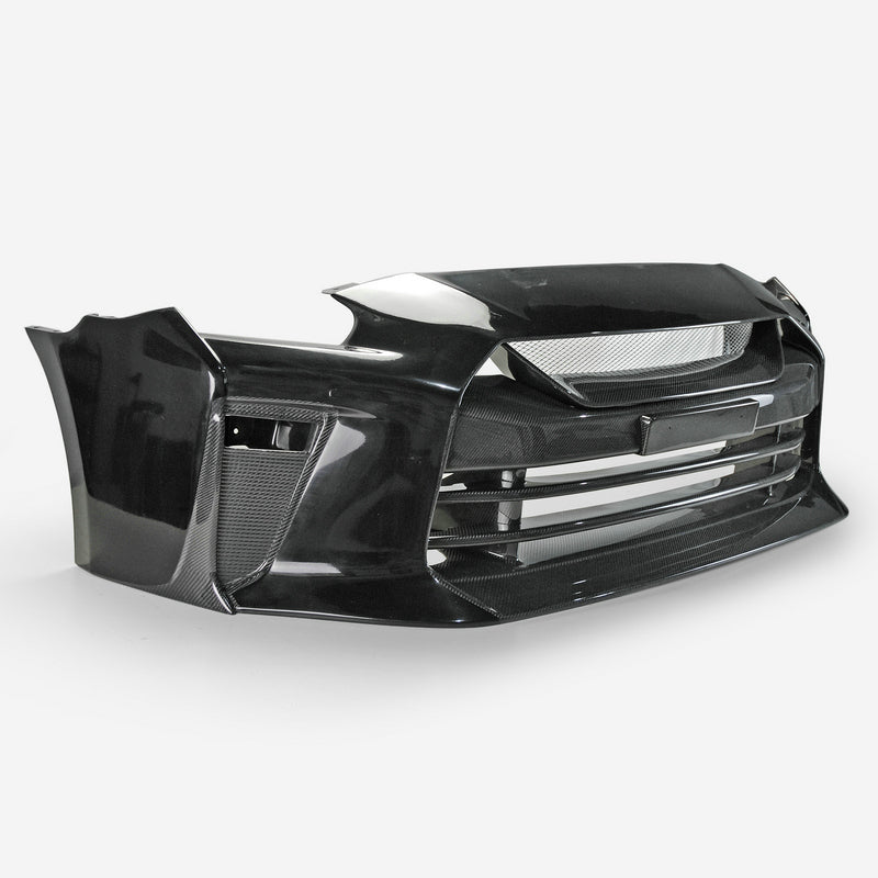 EPR TS Style Carbon Fiber Front Bumper & Front Lip for Nissan GTR R35 2008-ON - Performance SpeedShop