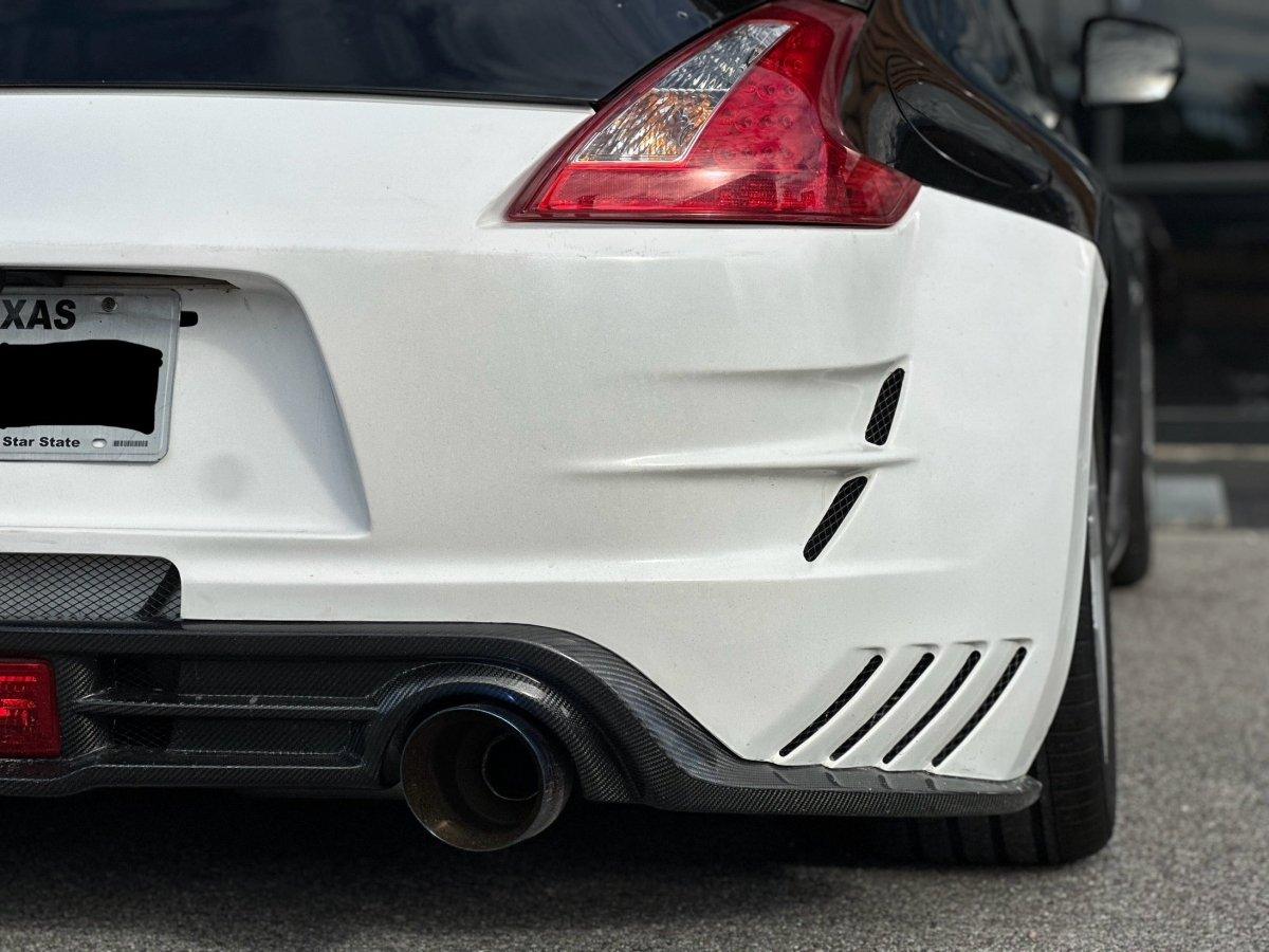 370z Metal Rear Diffusers EPR VRS Style Rear Bumper & Rear Diffuser For 2009-ON 370Z Z34 ...