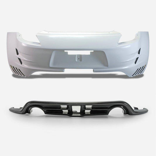 EPR VRS Style Rear Bumper & Rear Diffuser For 2009-ON 370Z Z34 - Performance SpeedShop