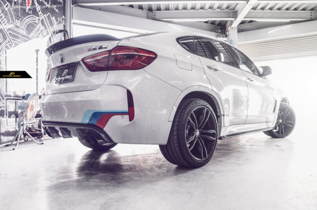 Future Design 3D STYLE Carbon Fiber REAR SPOILER for BMW X6M F86 & X6 F16 2015-2019 - Performance SpeedShop