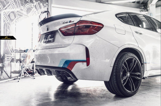 Future Design 3D STYLE Carbon Fiber REAR SPOILER for BMW X6M F86 & X6 F16 2015-2019 - Performance SpeedShop